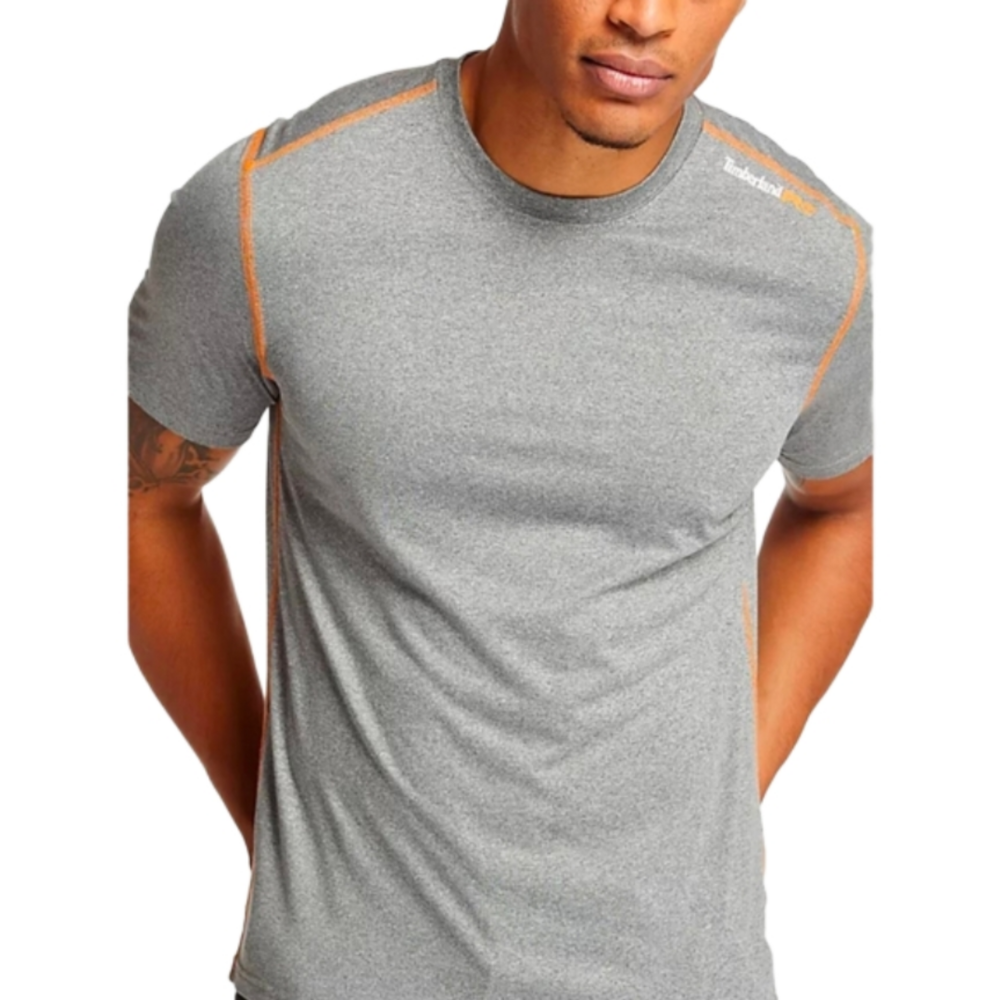 Men's Timberland Pro Wicking Good Sport Work Grey T-Shirt Size S